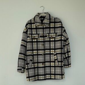 Vero Moda Checkered Wool Blend Jacket